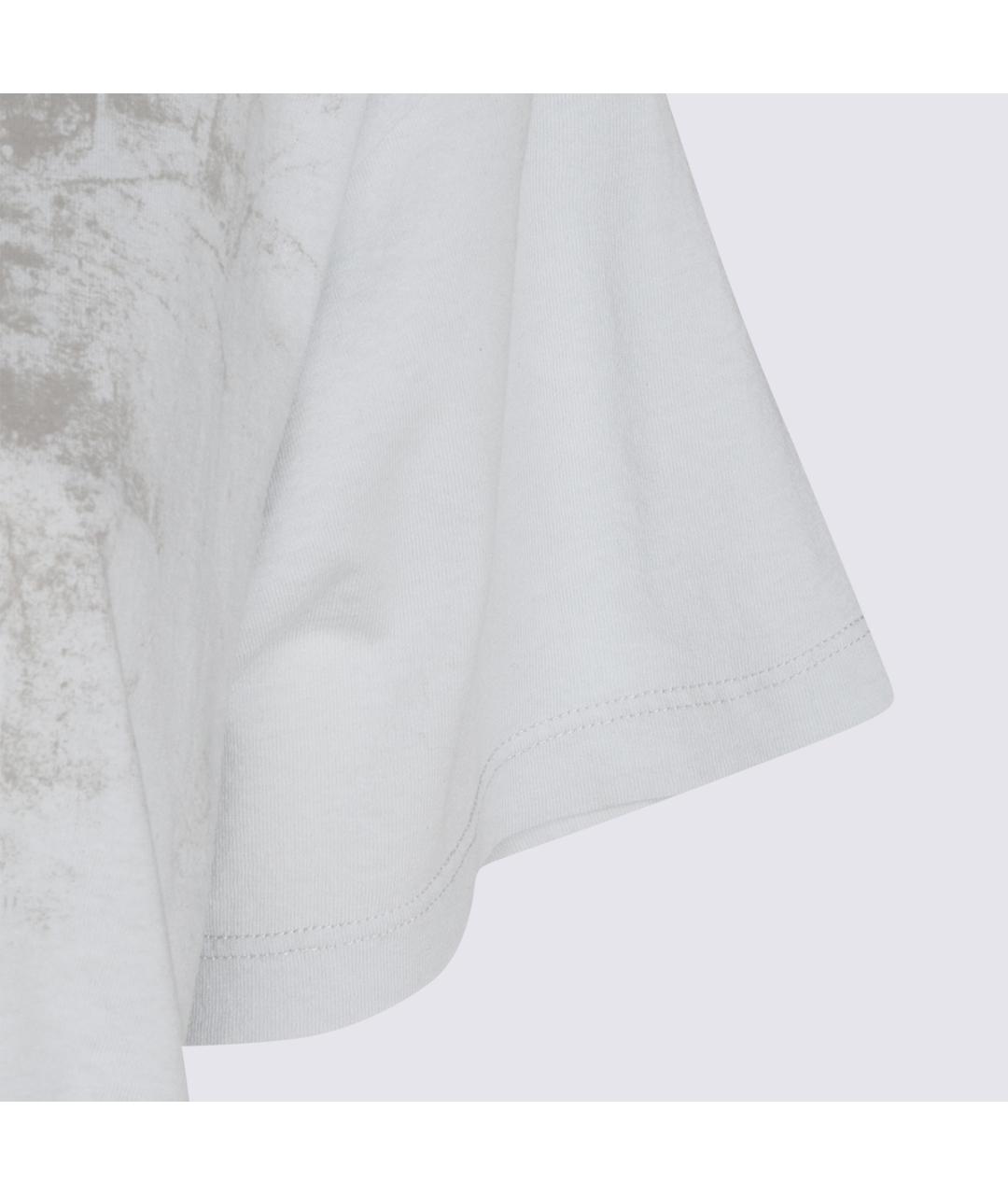MAISON MARGIELA Белая хлопковая футболка, фото 4