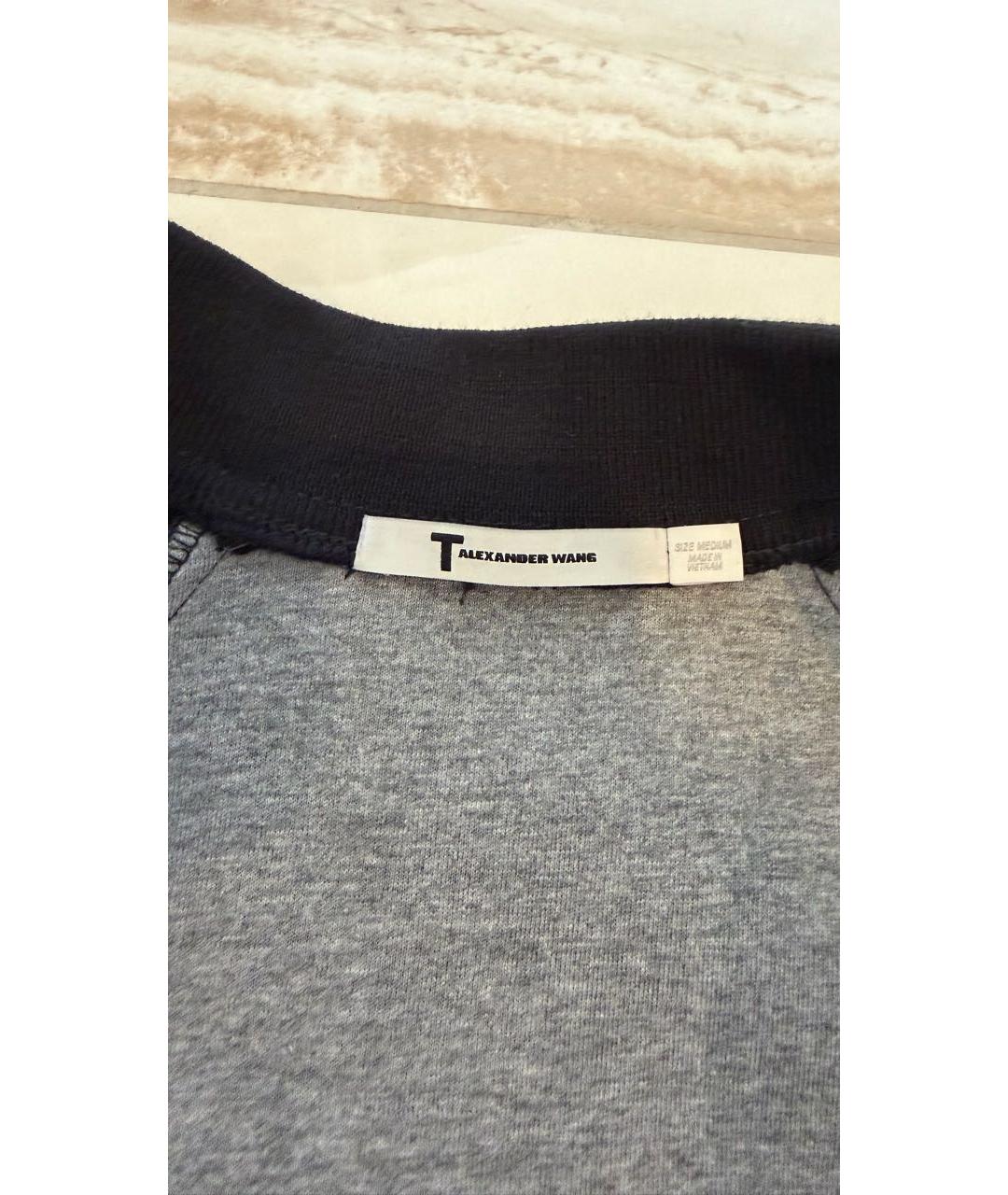 ALEXANDER WANG Серая полиэстеровая куртка, фото 3