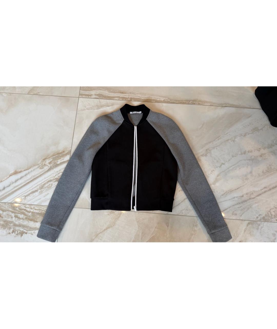 ALEXANDER WANG Серая полиэстеровая куртка, фото 4