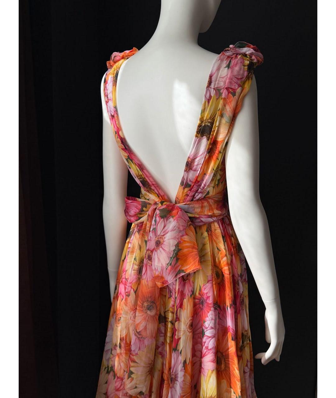 DOLCE&GABBANA Шифоновое коктейльное платье, фото 5