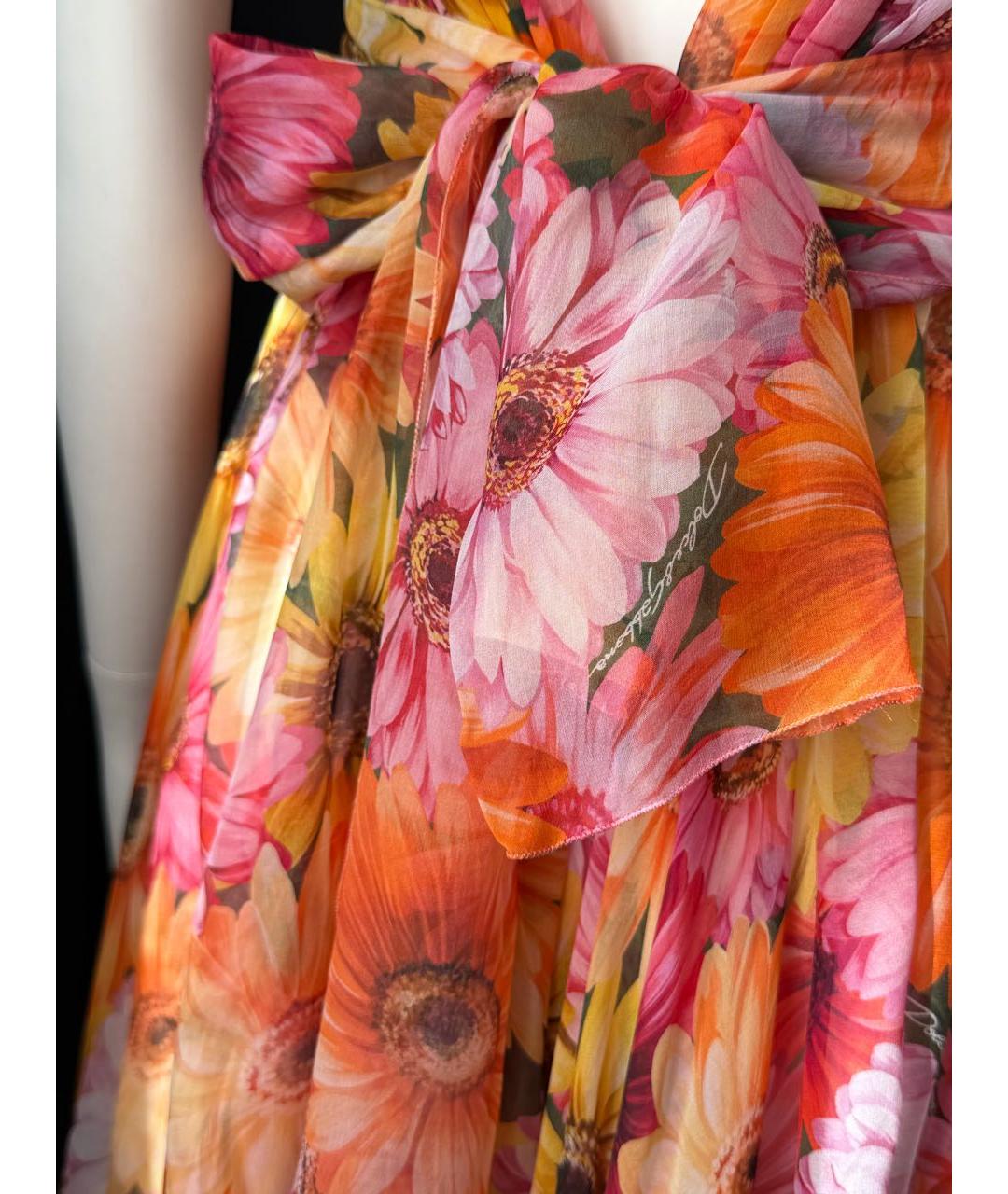 DOLCE&GABBANA Шифоновое коктейльное платье, фото 6