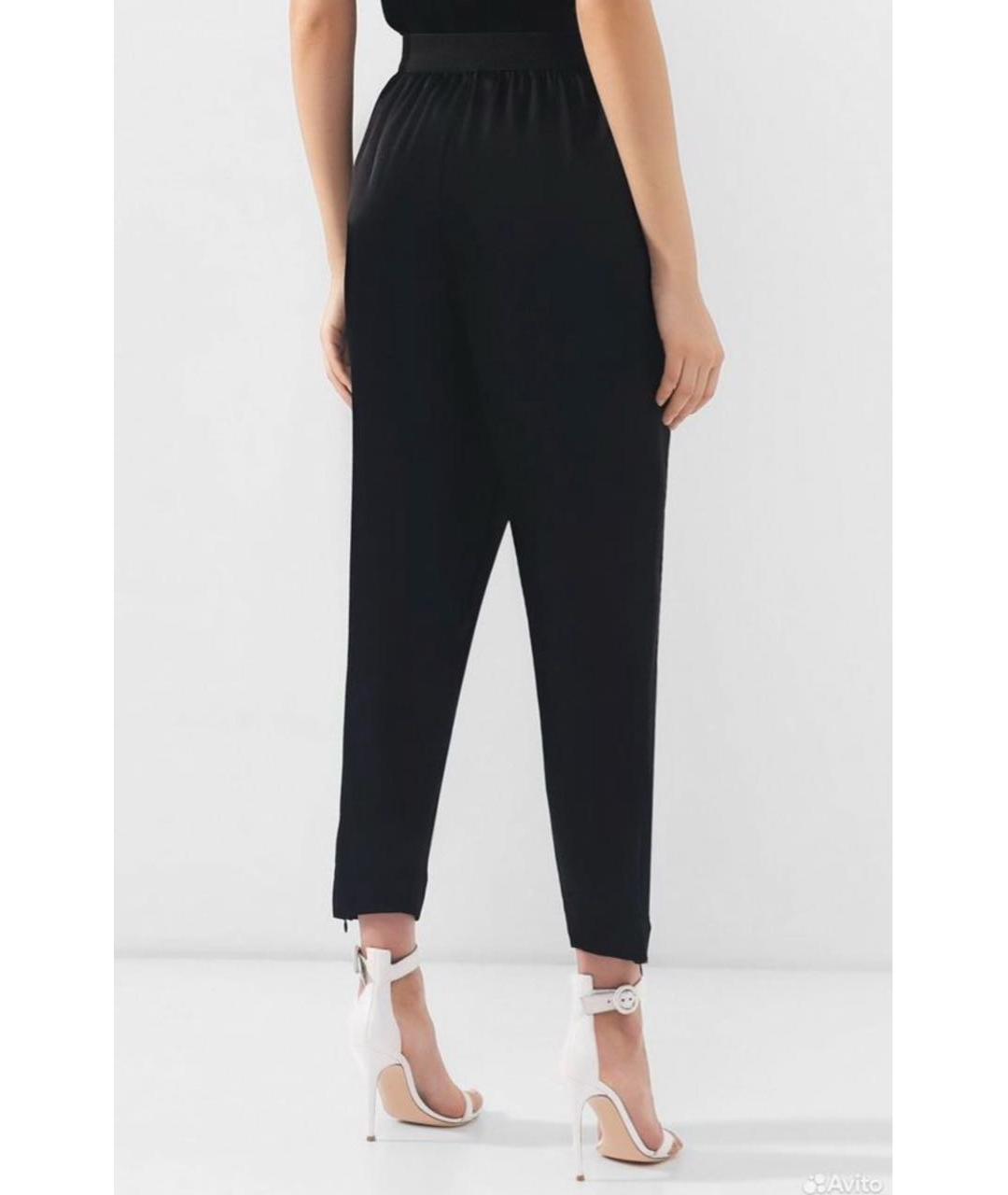 BY MALENE BIRGER Черные вискозные брюки широкие, фото 3