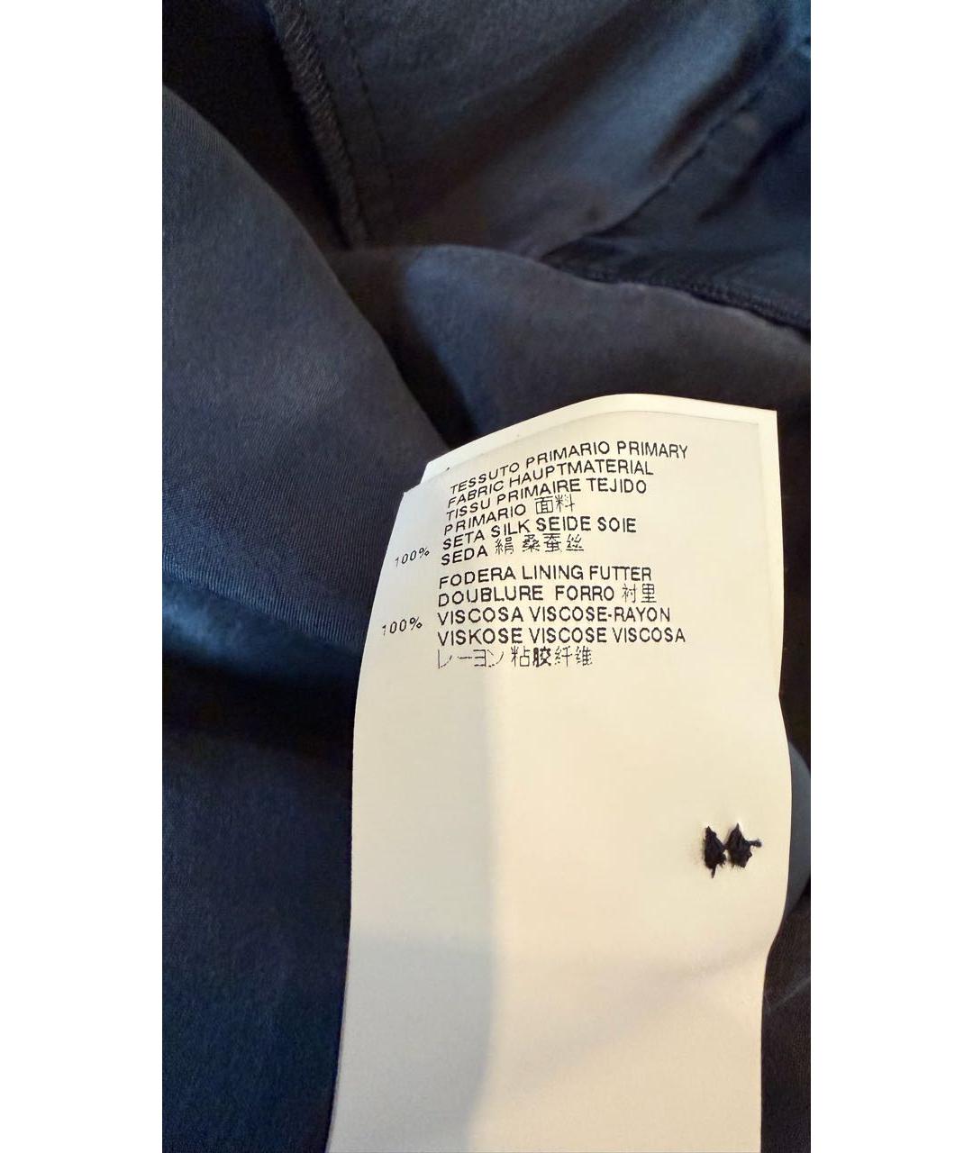 MM6 MAISON MARGIELA Черное шелковое повседневное платье, фото 7
