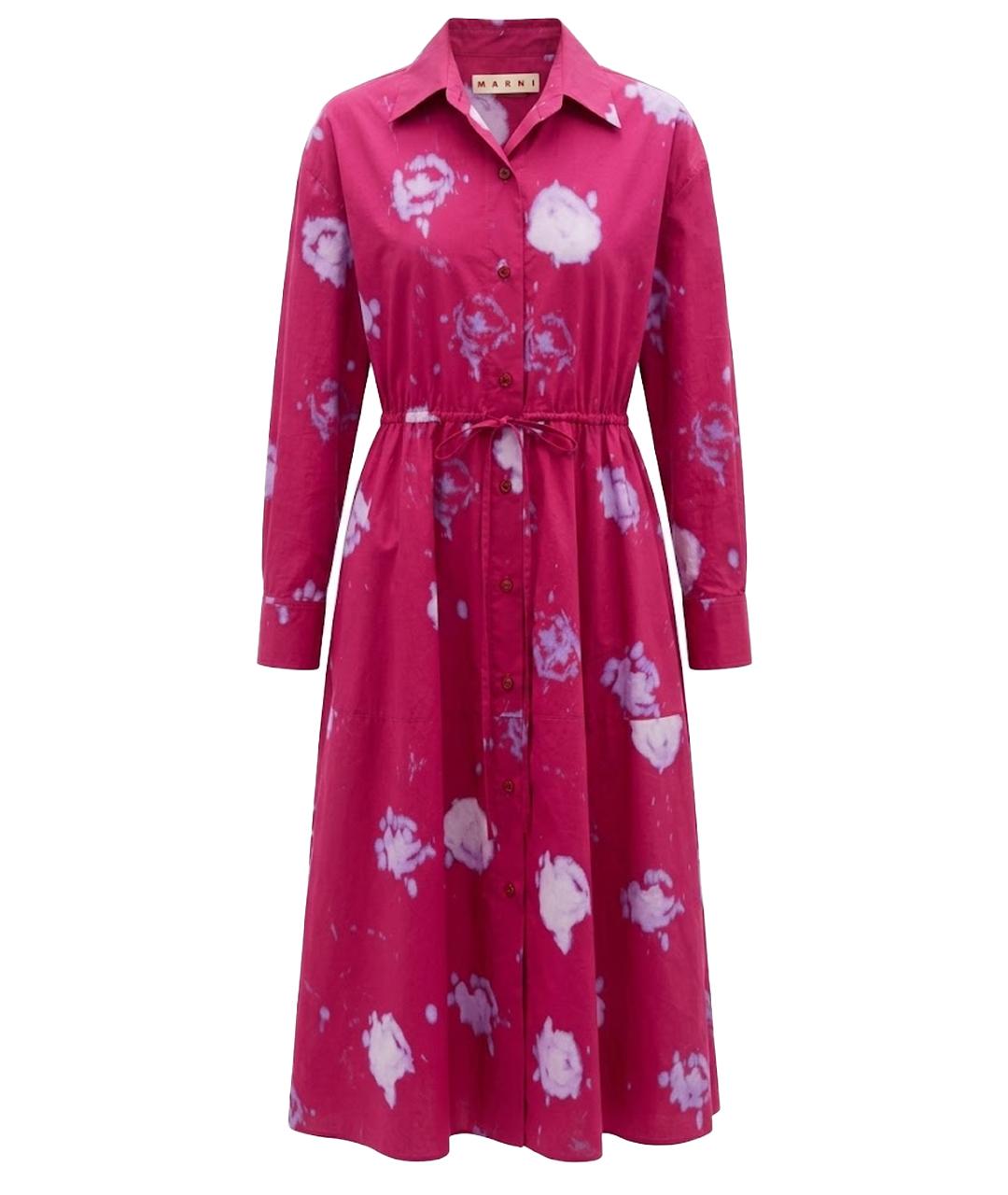 MARNI Мульти хлопковое повседневное платье, фото 1