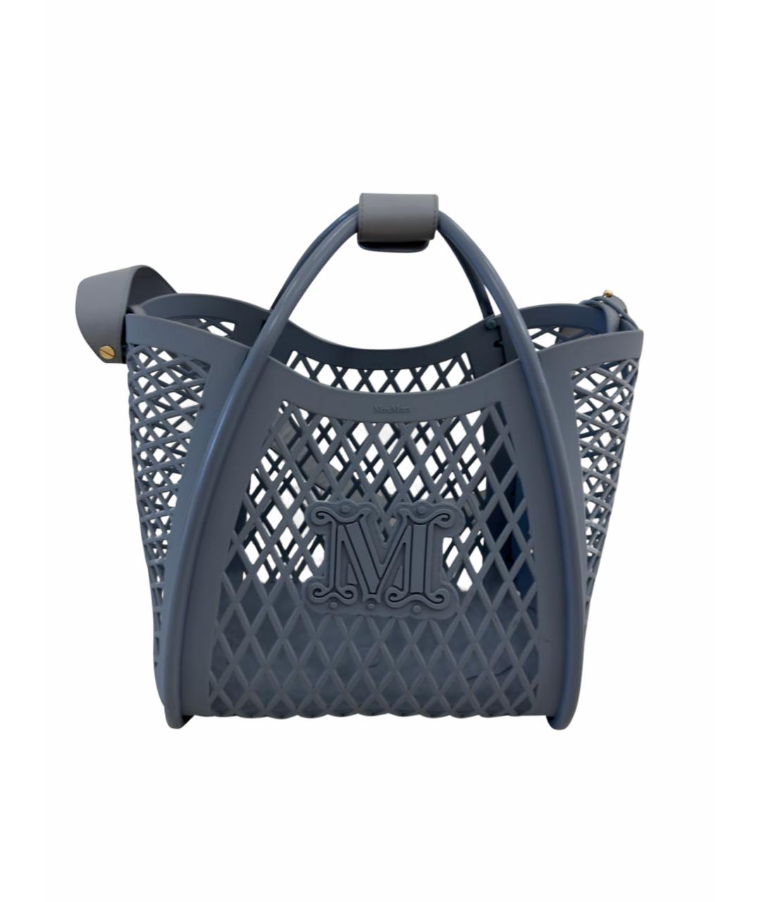 MAX MARA Голубая пляжная сумка, фото 1