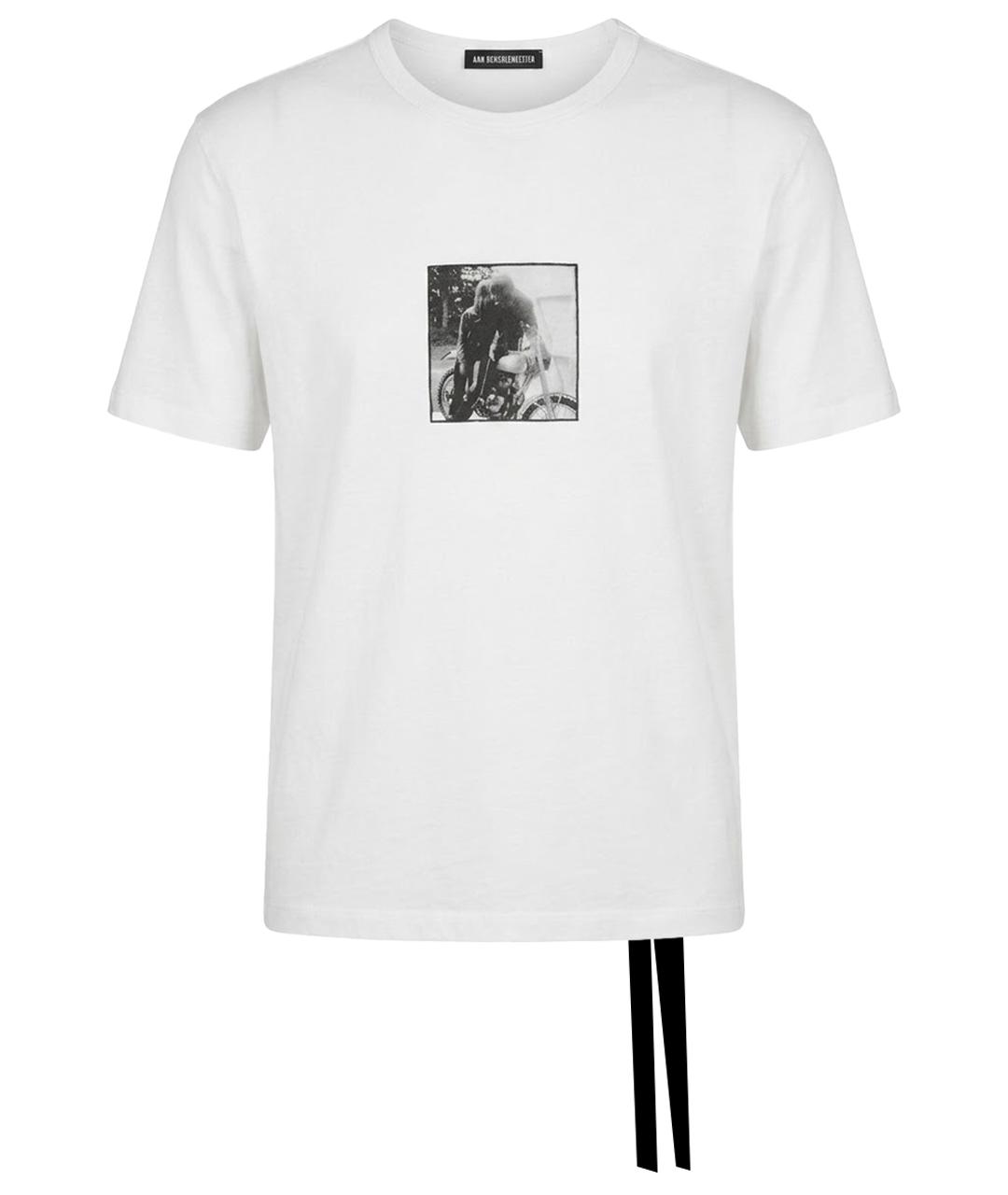 ANN DEMEULEMEESTER Белая футболка, фото 1