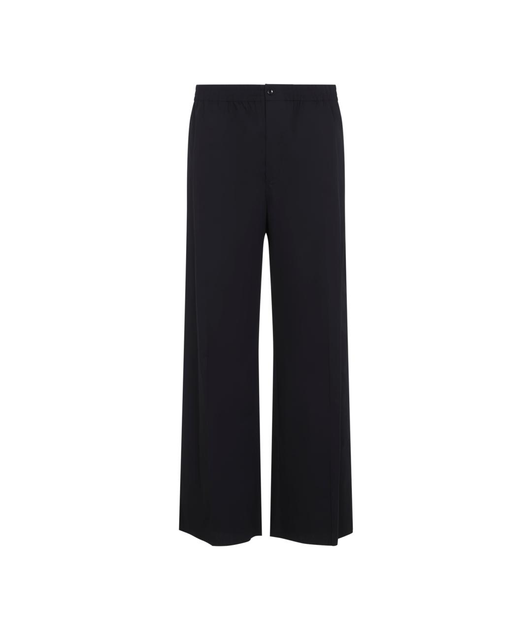 CELINE Черные хлопковые повседневные брюки, фото 1
