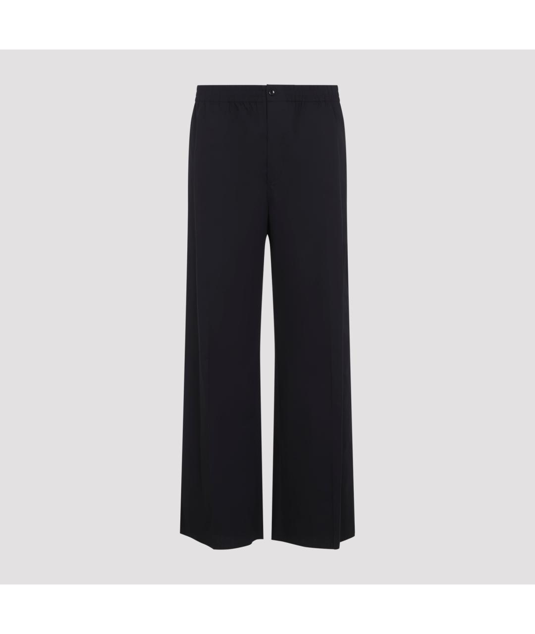 CELINE Черные хлопковые повседневные брюки, фото 2