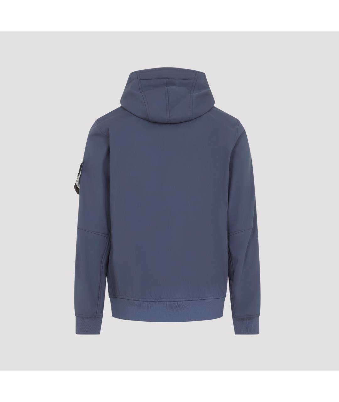STONE ISLAND Синяя полиэстеровая куртка, фото 3
