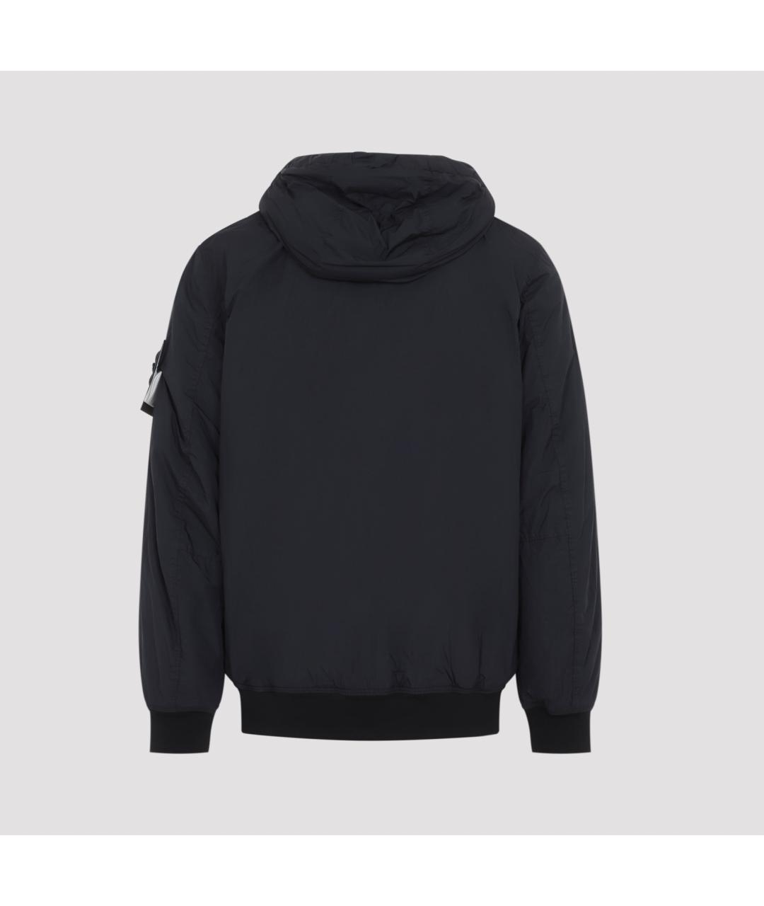 STONE ISLAND Темно-синяя полиамидовая куртка, фото 3
