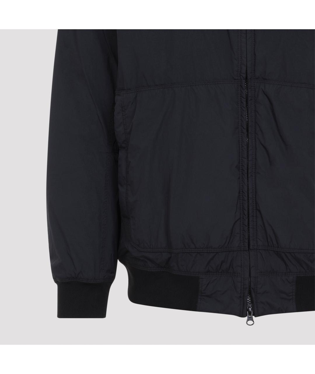 STONE ISLAND Темно-синяя полиамидовая куртка, фото 4