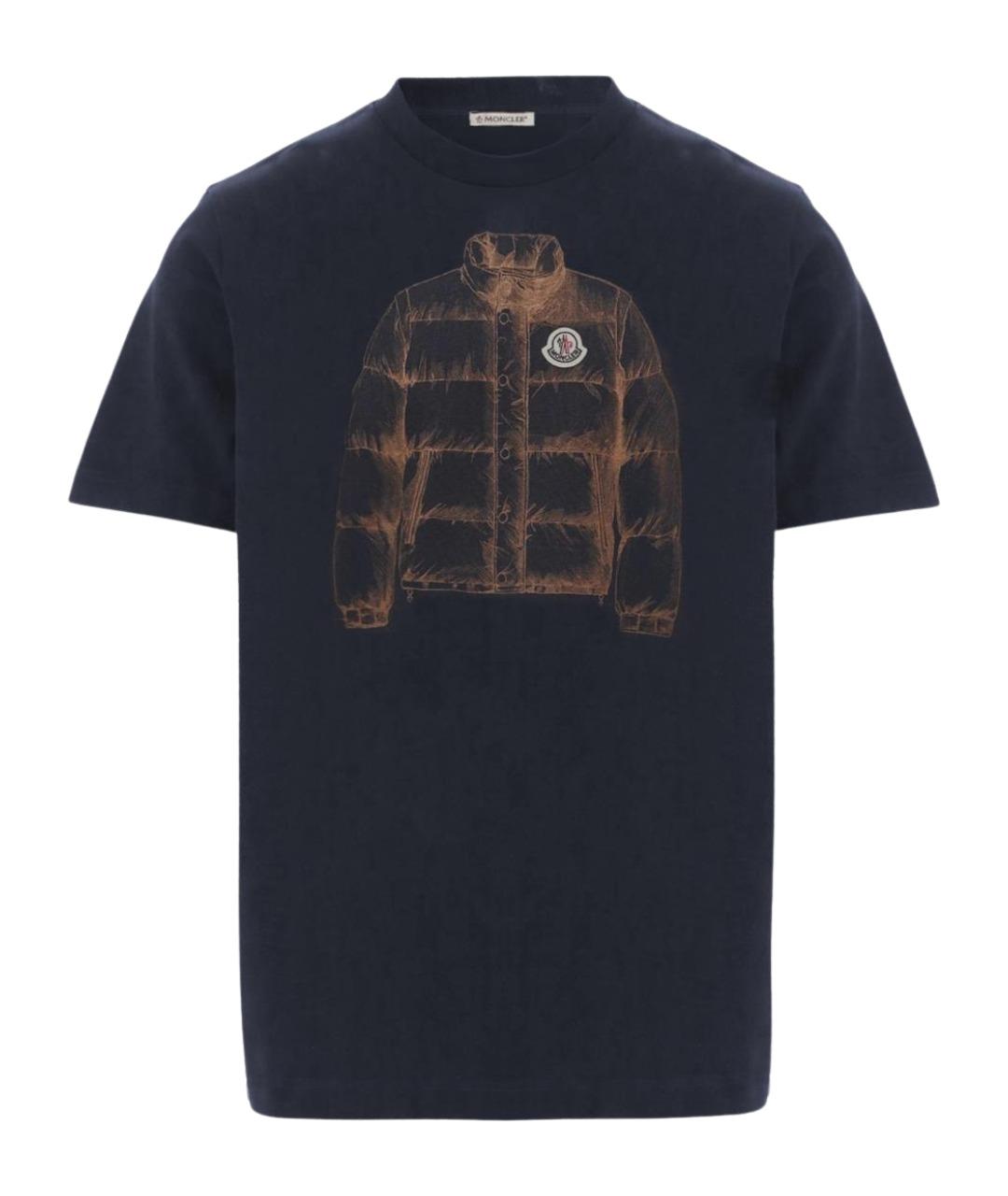 MONCLER Мульти хлопковая футболка, фото 1