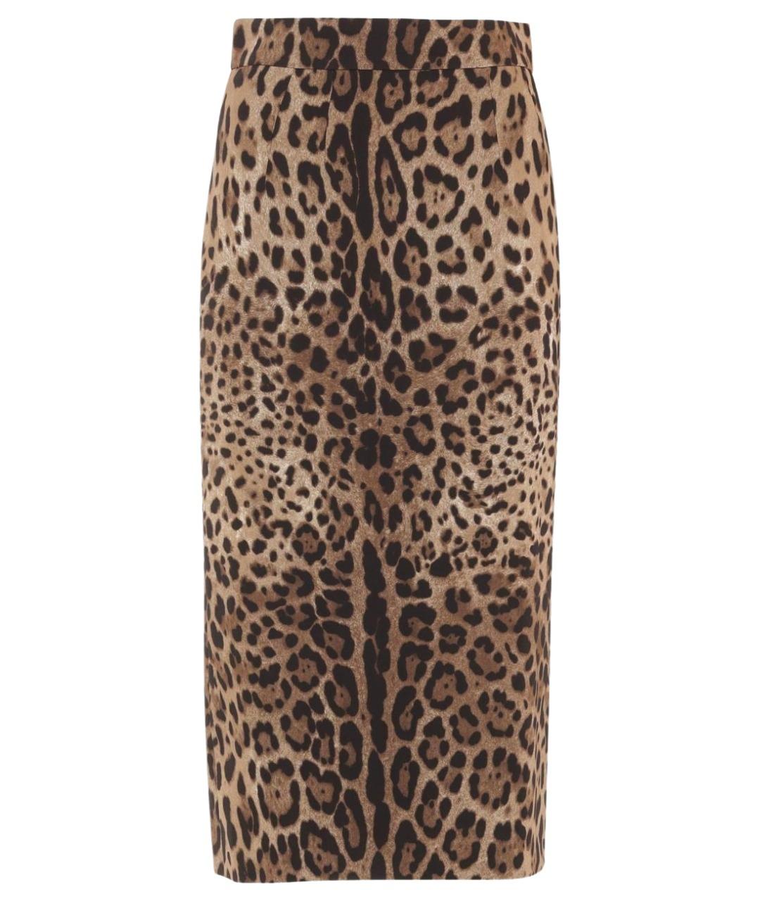 DOLCE&GABBANA Мульти вискозная юбка миди, фото 1