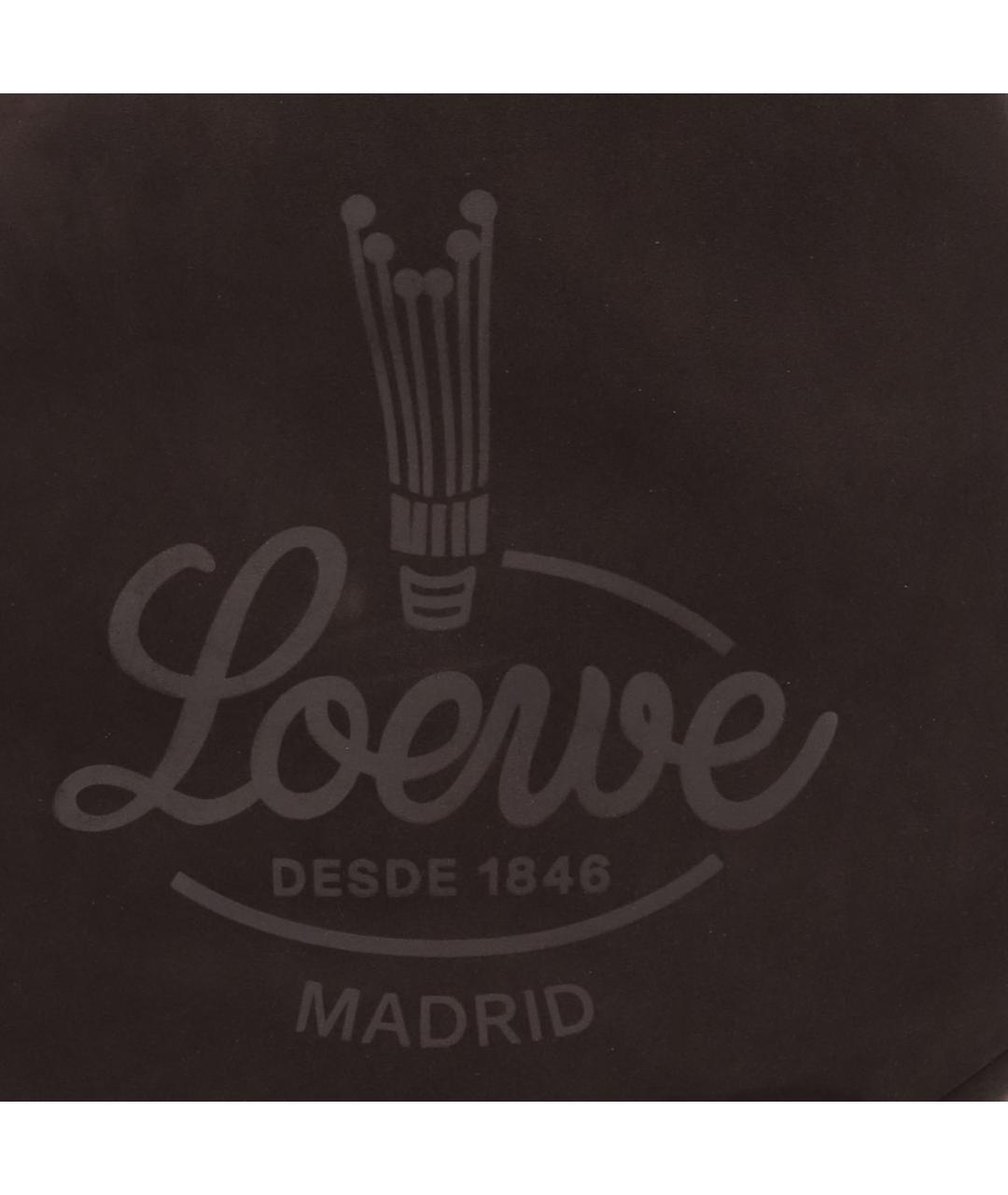 LOEWE Коричневая замшевая сумка на плечо, фото 5
