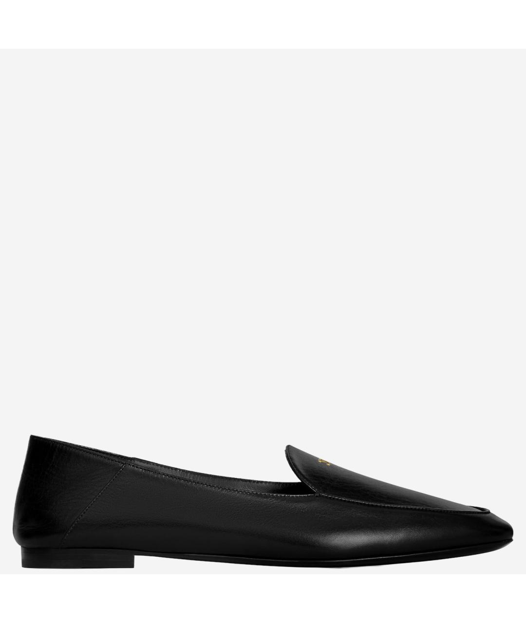 CELINE Черные кожаные лоферы, фото 5