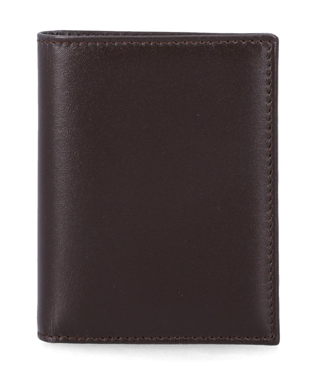 COMME DES GARÇONS WALLET Коричневый кожаный кошелек, фото 1