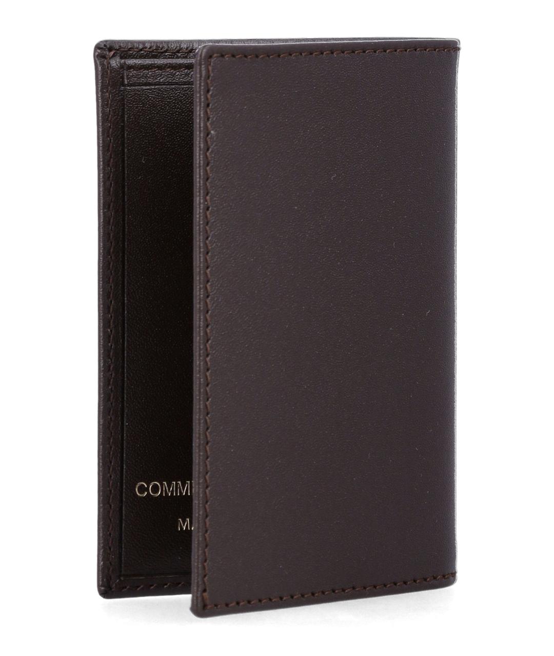 COMME DES GARÇONS WALLET Коричневый кожаный кошелек, фото 2