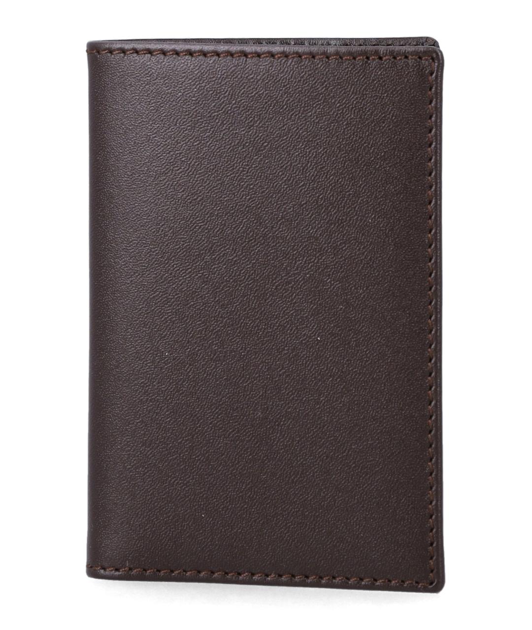 COMME DES GARÇONS WALLET Коричневый кожаный кошелек, фото 1