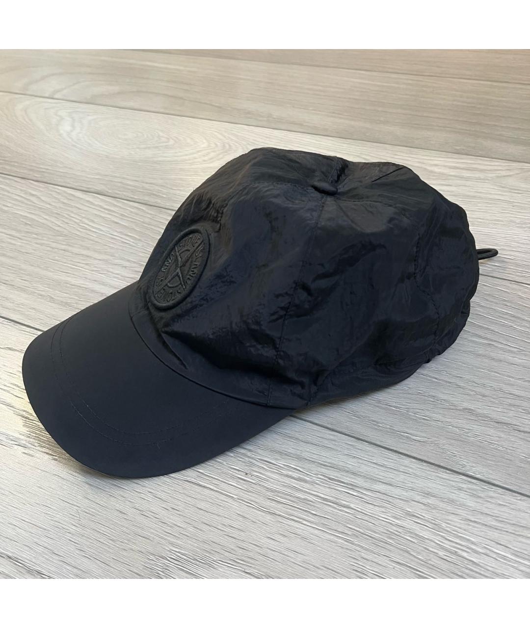 STONE ISLAND Черная кепка/бейсболка, фото 3