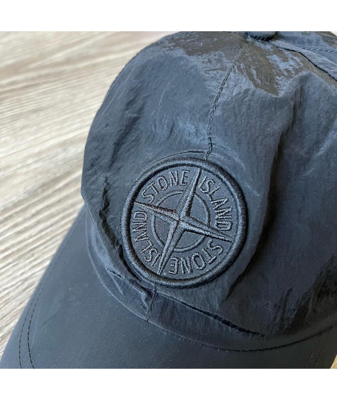 STONE ISLAND Черная кепка/бейсболка, фото 4