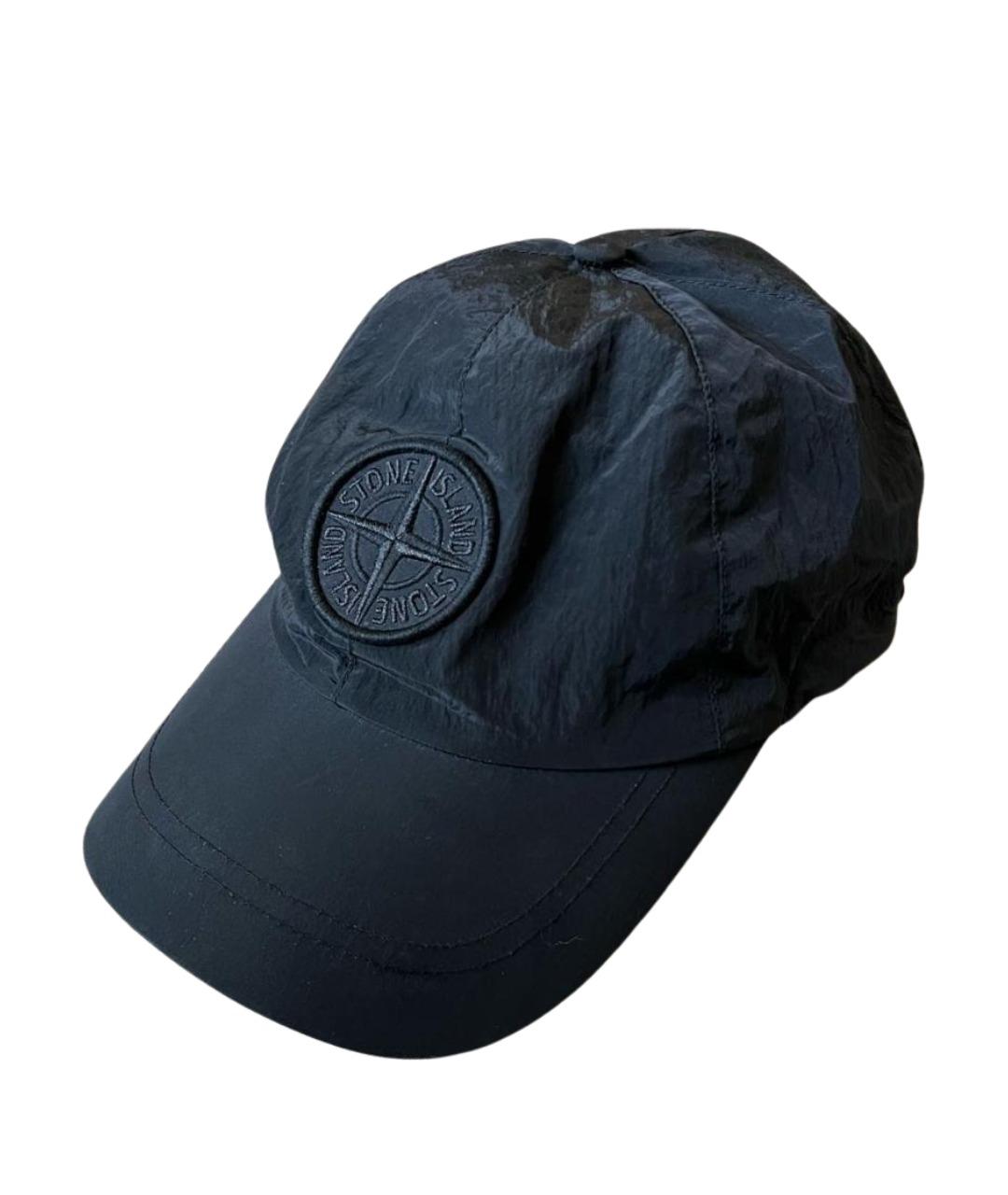 STONE ISLAND Черная кепка/бейсболка, фото 1