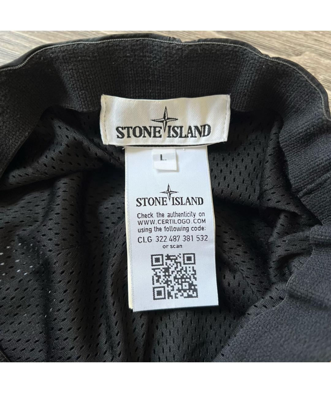 STONE ISLAND Черная кепка/бейсболка, фото 6