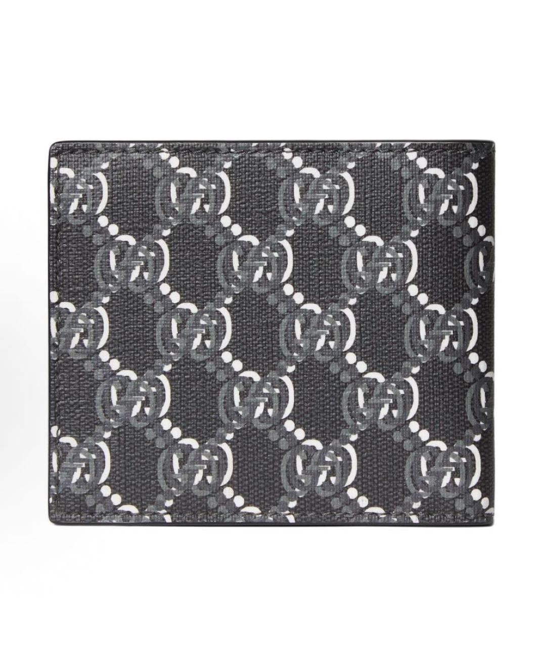 GUCCI Черный кожаный кошелек, фото 4
