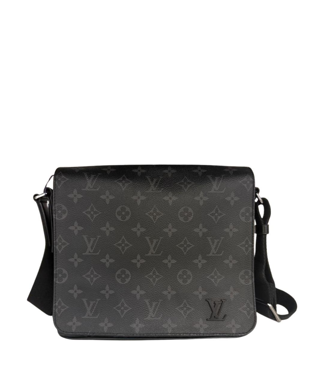 LOUIS VUITTON Антрацитовая сумка на плечо, фото 1
