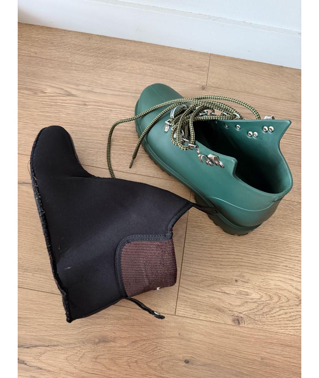 WEEKEND MAX MARA Зеленые ботинки, фото 5