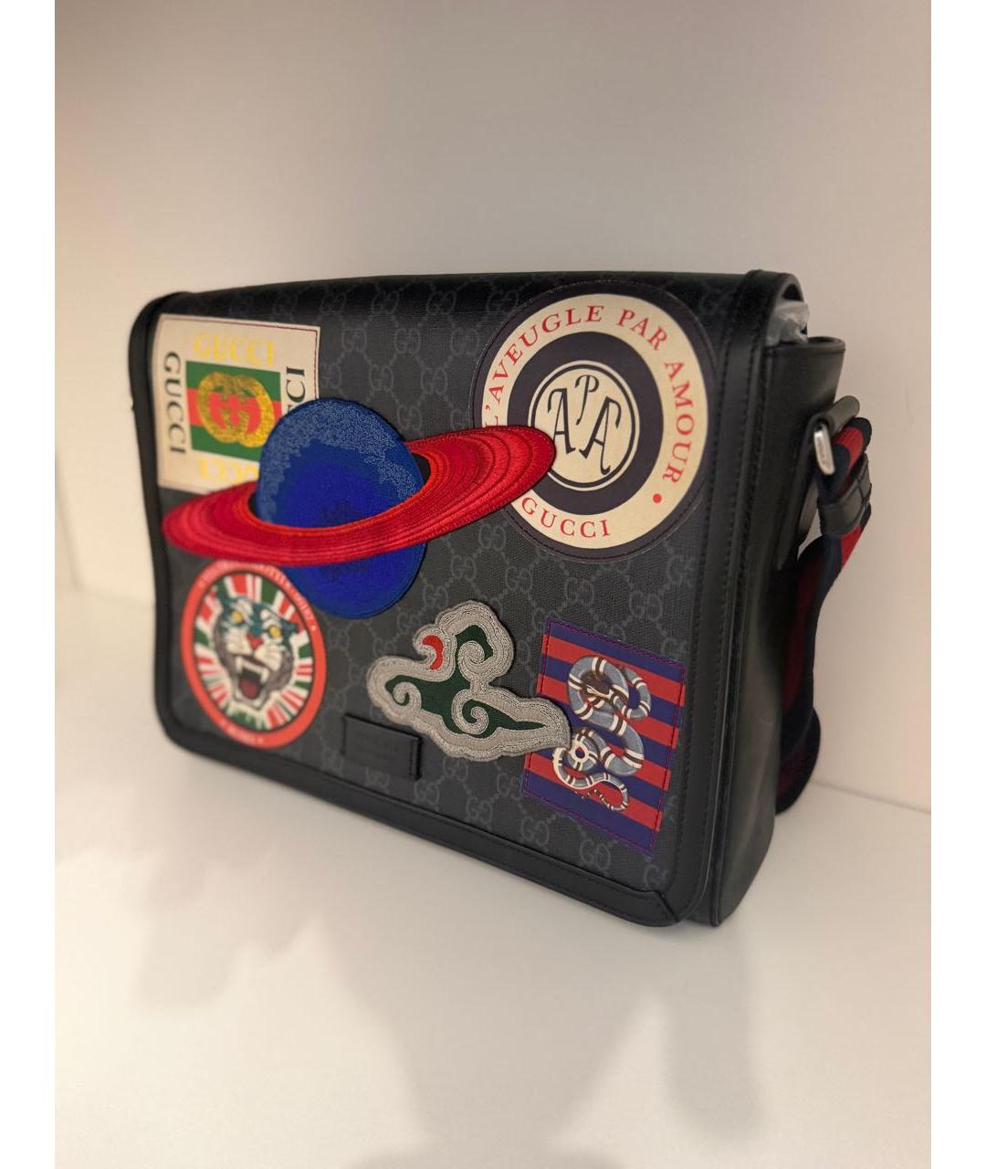 GUCCI Черная сумка на плечо, фото 2