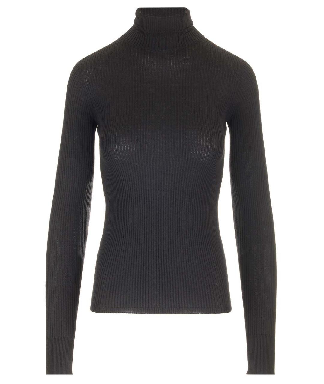 SPORTMAX Черная шерстяная водолазка, фото 1