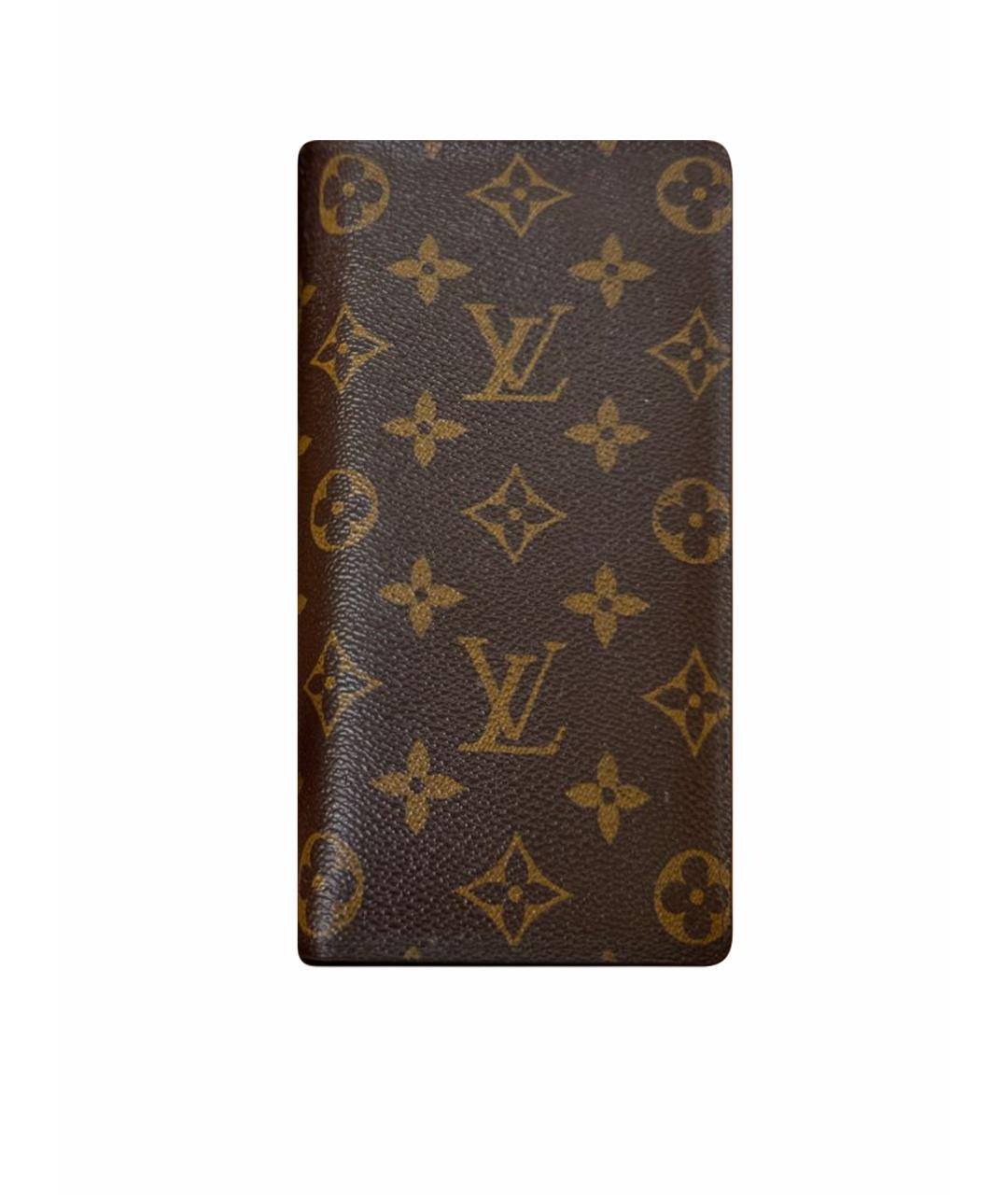 LOUIS VUITTON Коричневый кошелек, фото 1