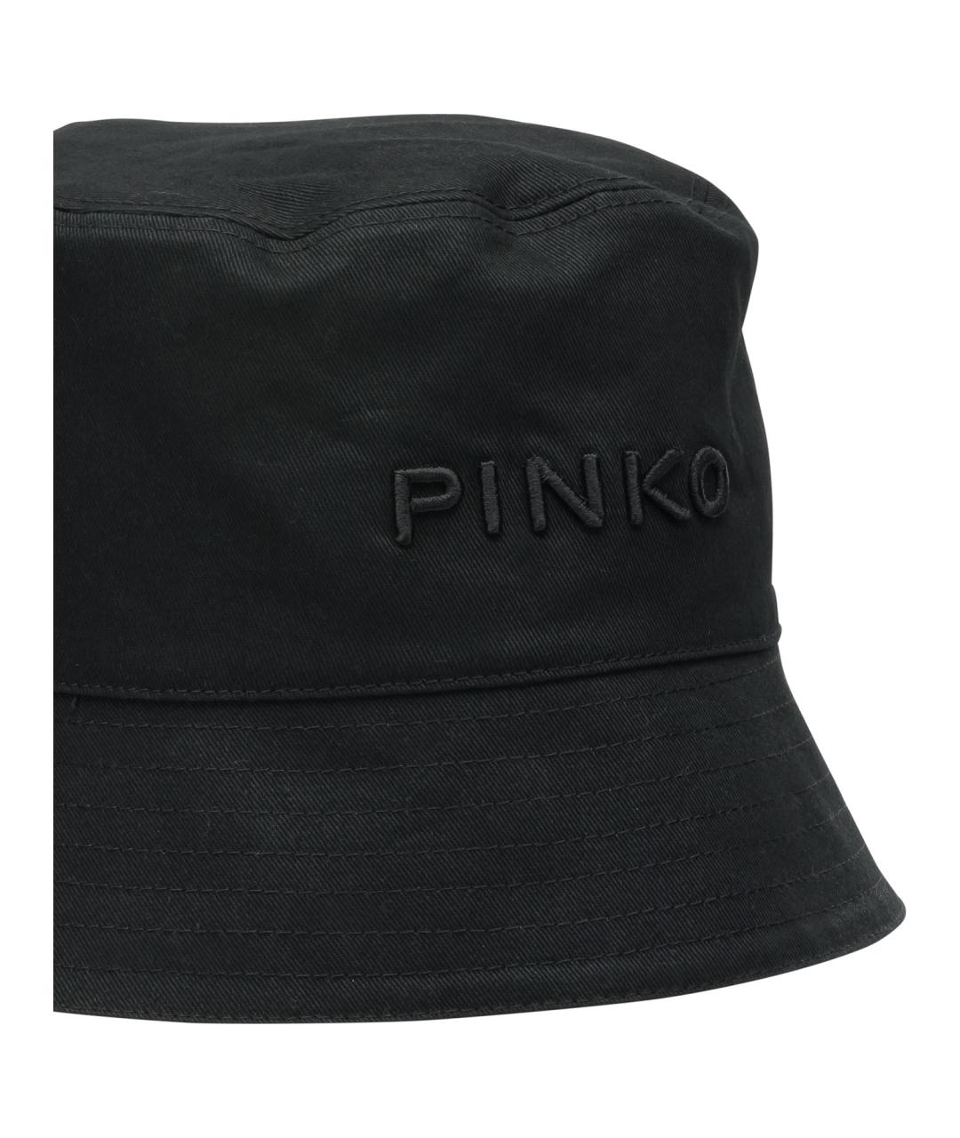 PINKO Черная хлопковая панама, фото 4