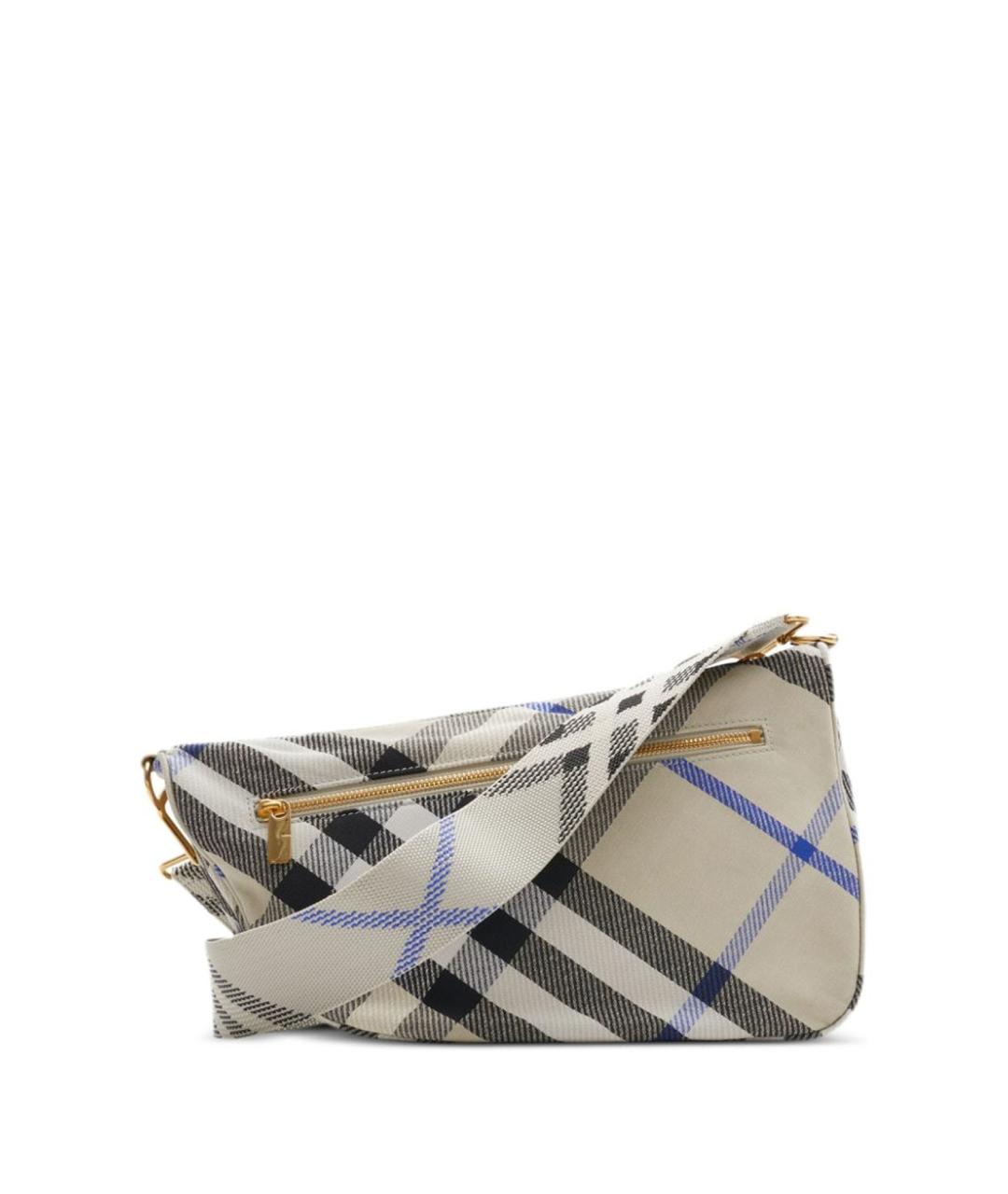 BURBERRY Бежевая синтетическая сумка через плечо, фото 2