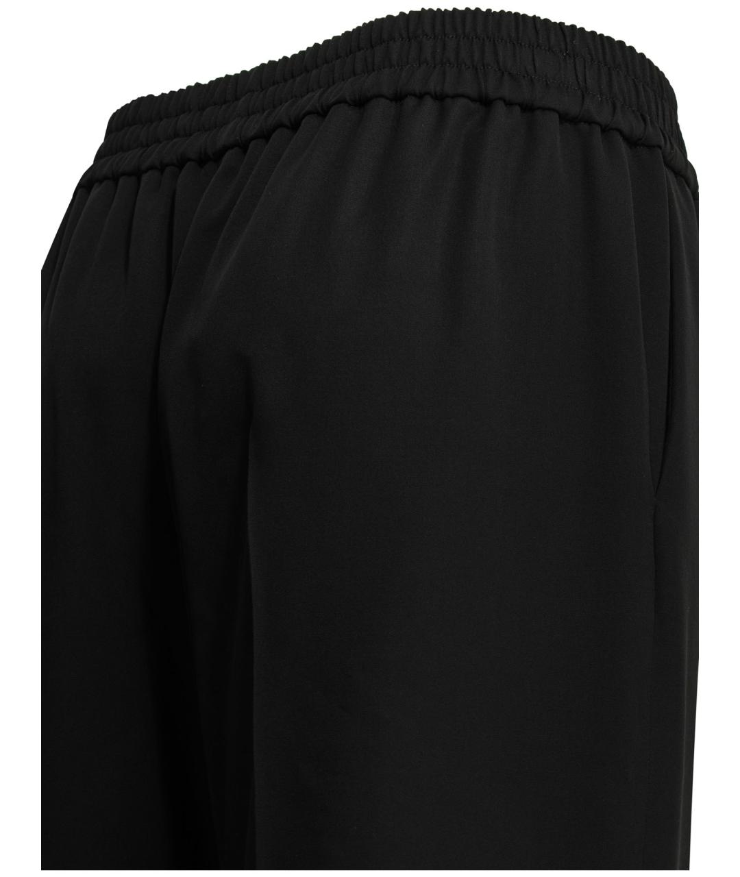 CELINE Черные шерстяные прямые брюки, фото 4
