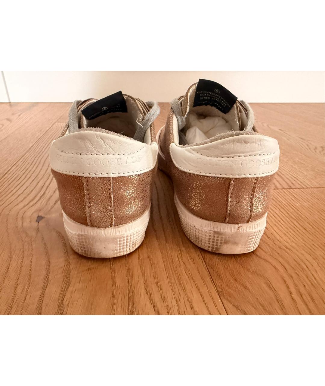 GOLDEN GOOSE Золотые кеды, фото 2