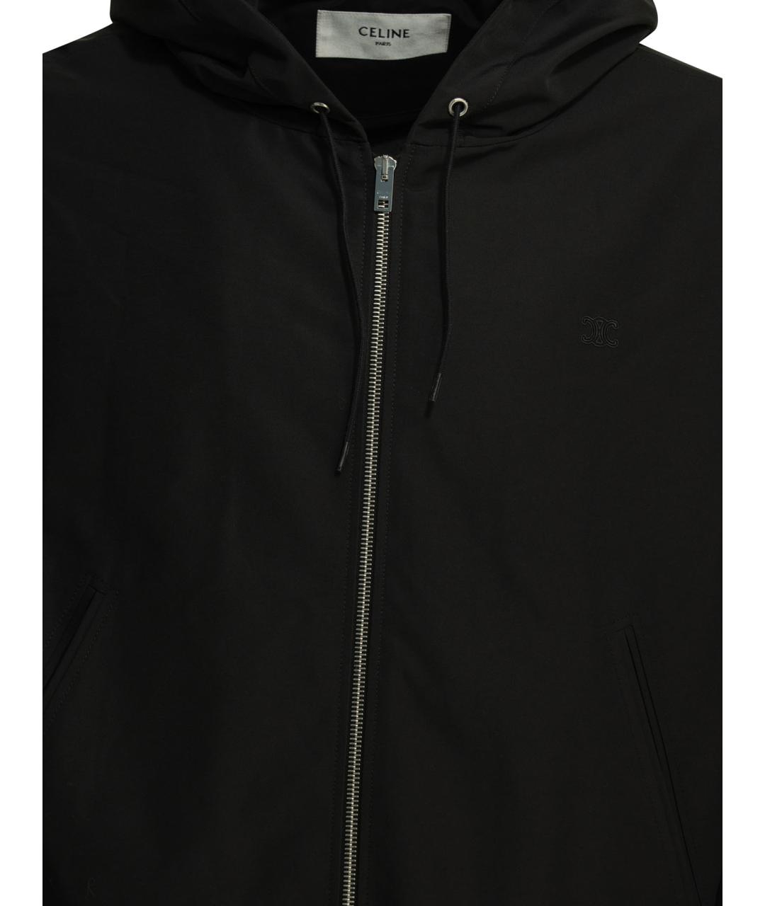 CELINE Черная хлопковая куртка, фото 3