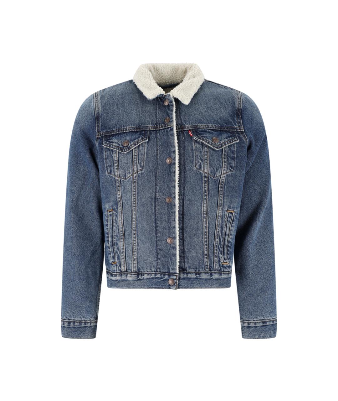 LEVI'S Синяя хлопковая куртка, фото 1