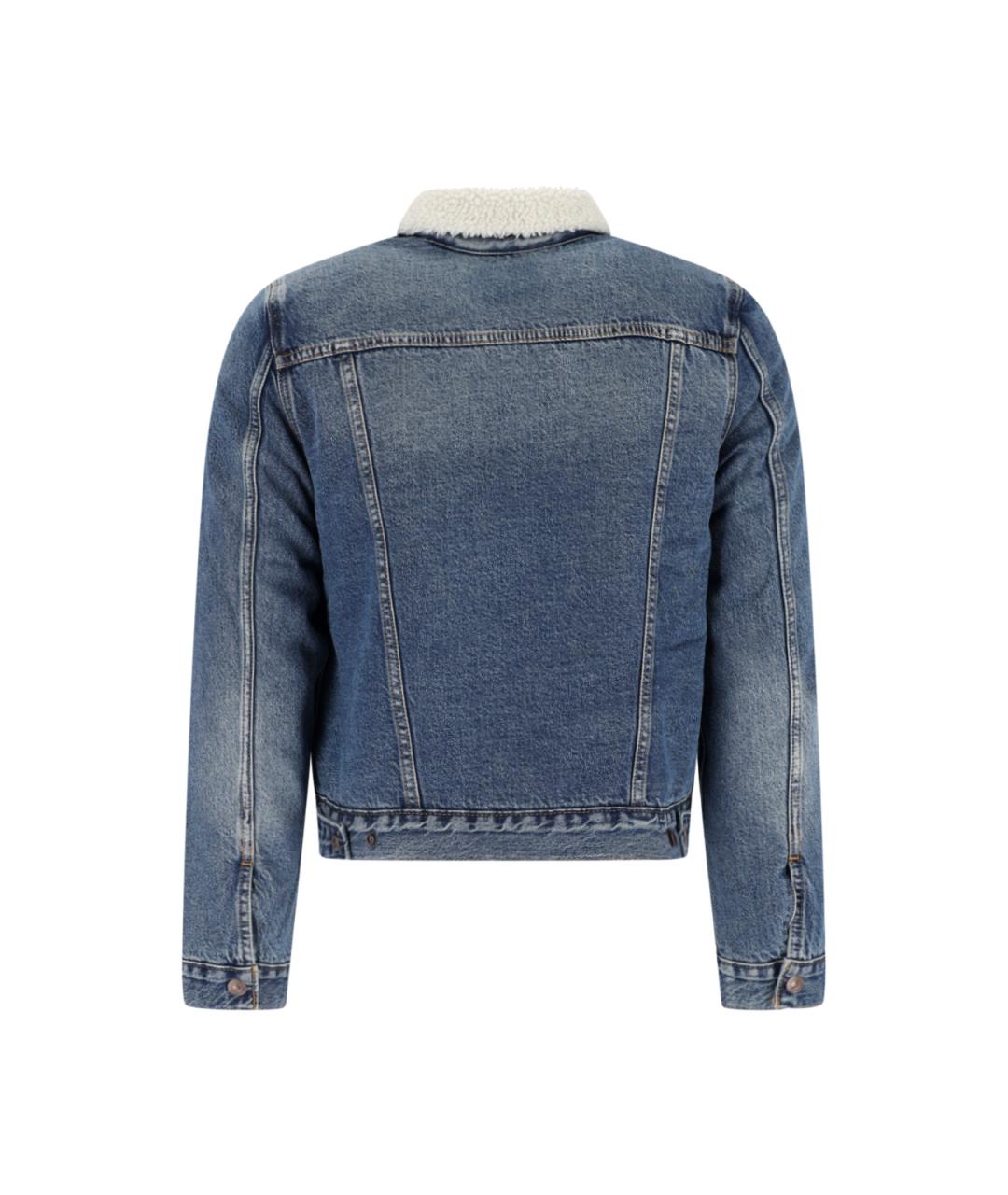 LEVI'S Синяя хлопковая куртка, фото 2