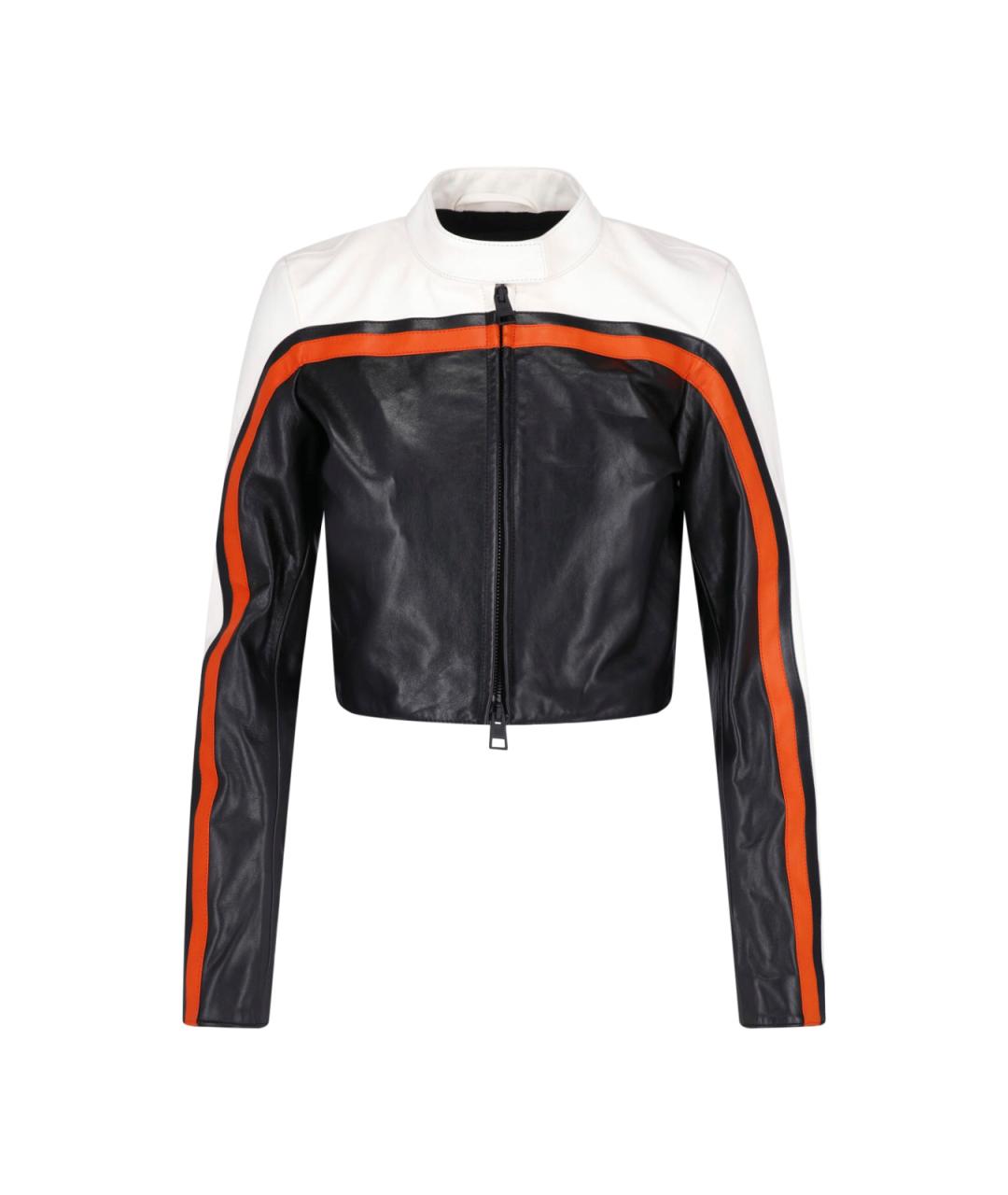 BALENCIAGA Черная кожаная куртка, фото 1