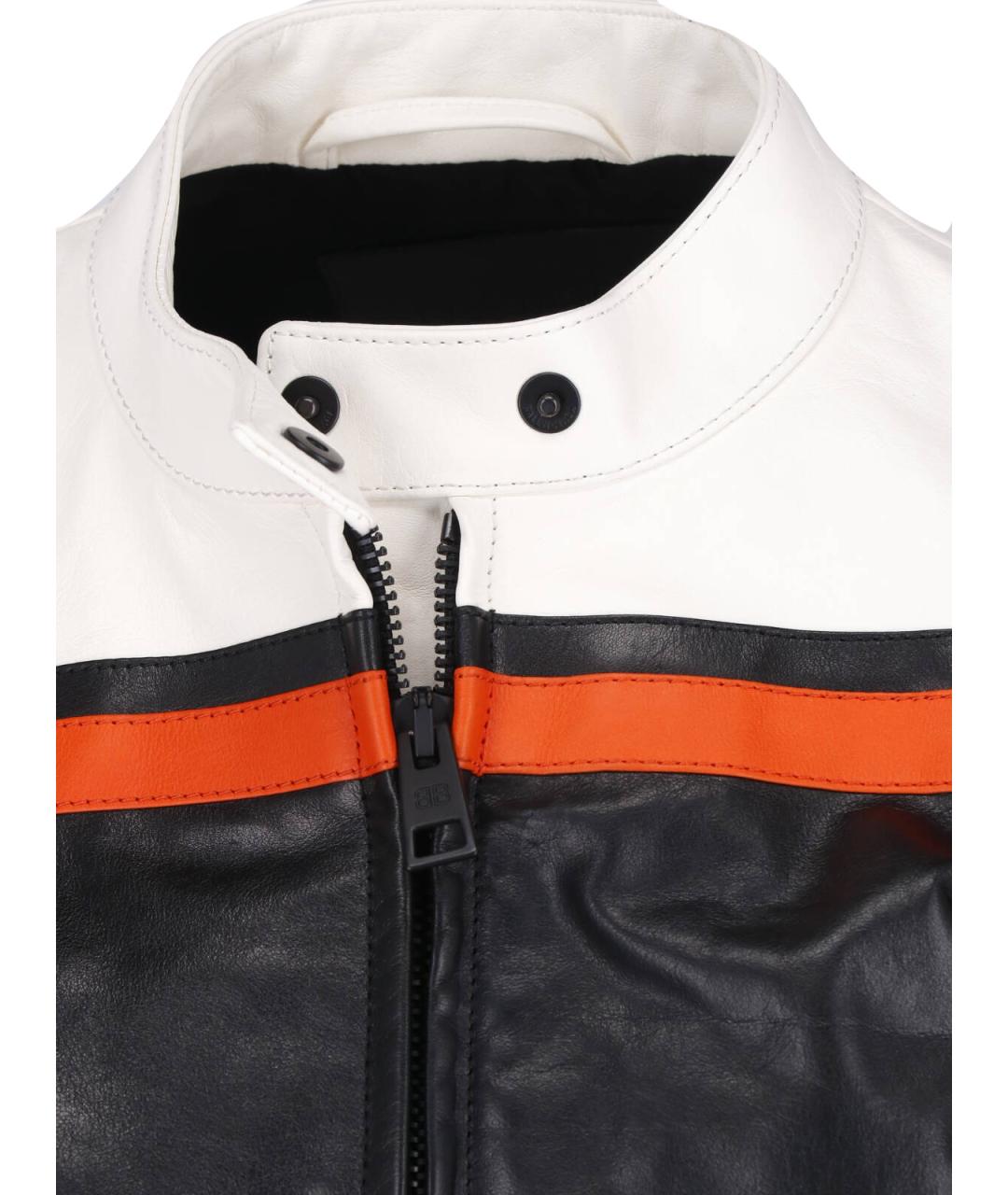 BALENCIAGA Черная кожаная куртка, фото 4