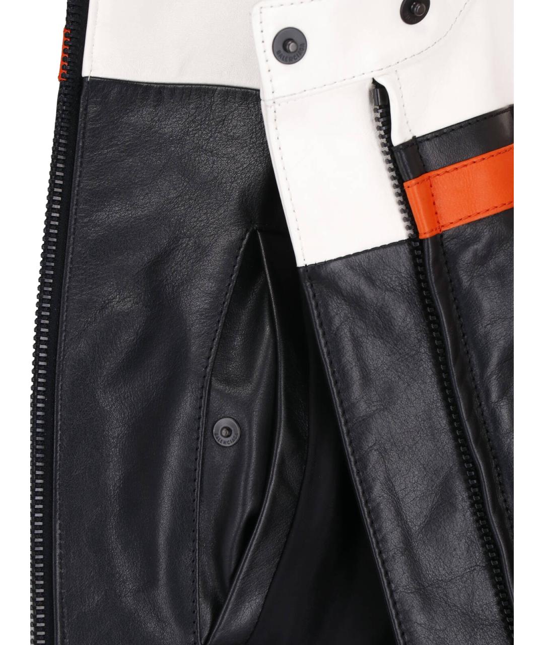 BALENCIAGA Черная кожаная куртка, фото 5