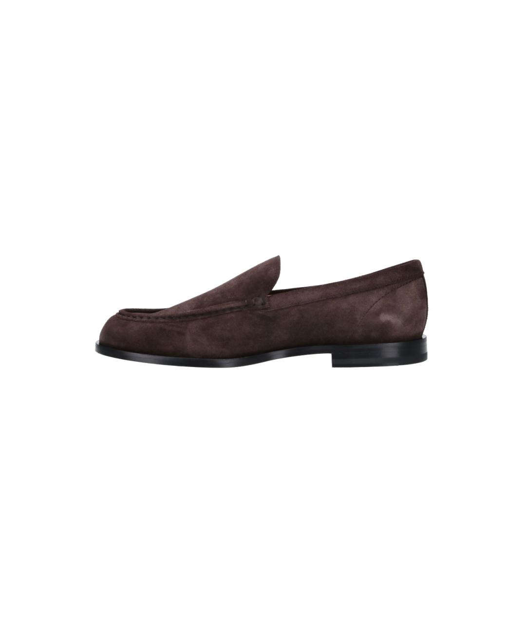 TOD'S Коричневые кожаные лоферы, фото 3