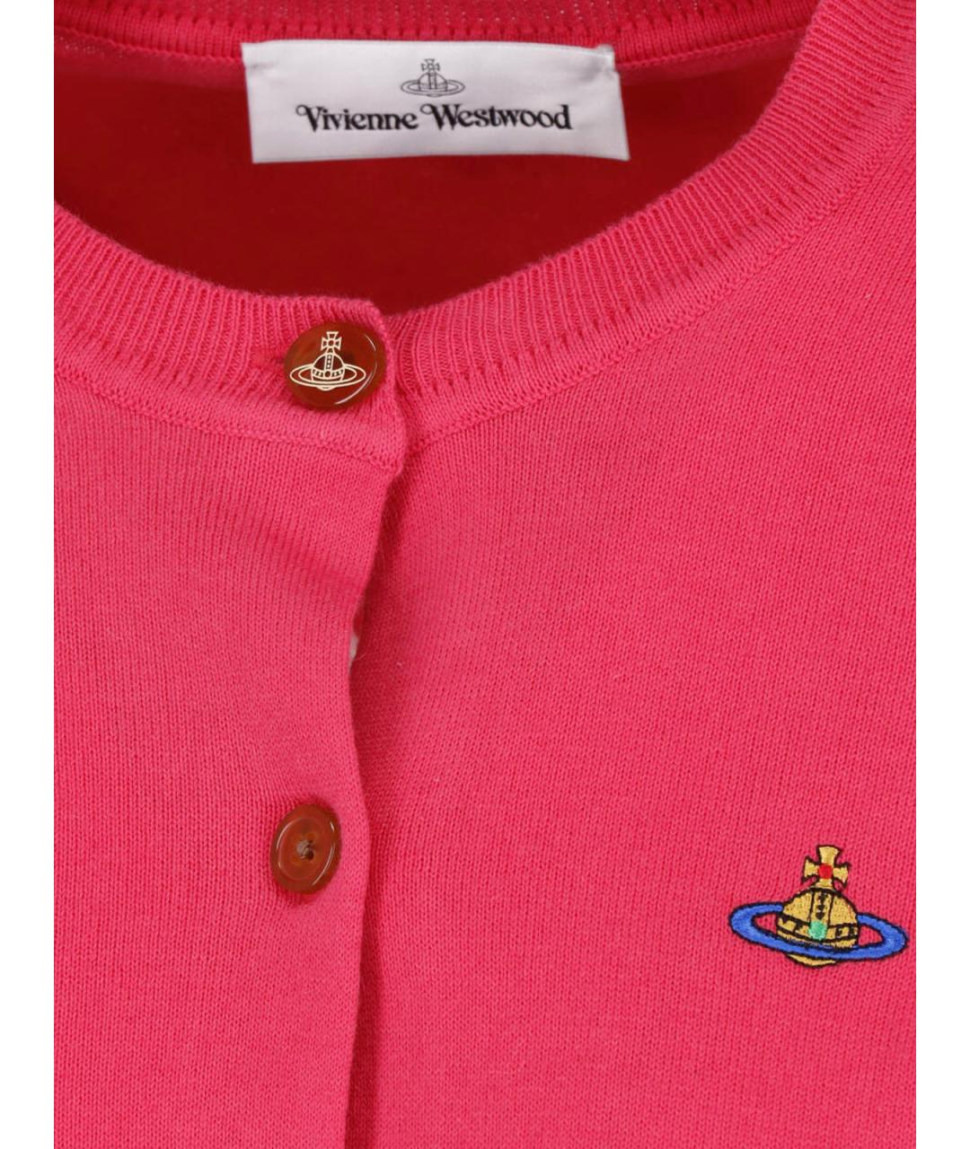 VIVIENNE WESTWOOD Красный хлопковый кардиган, фото 3