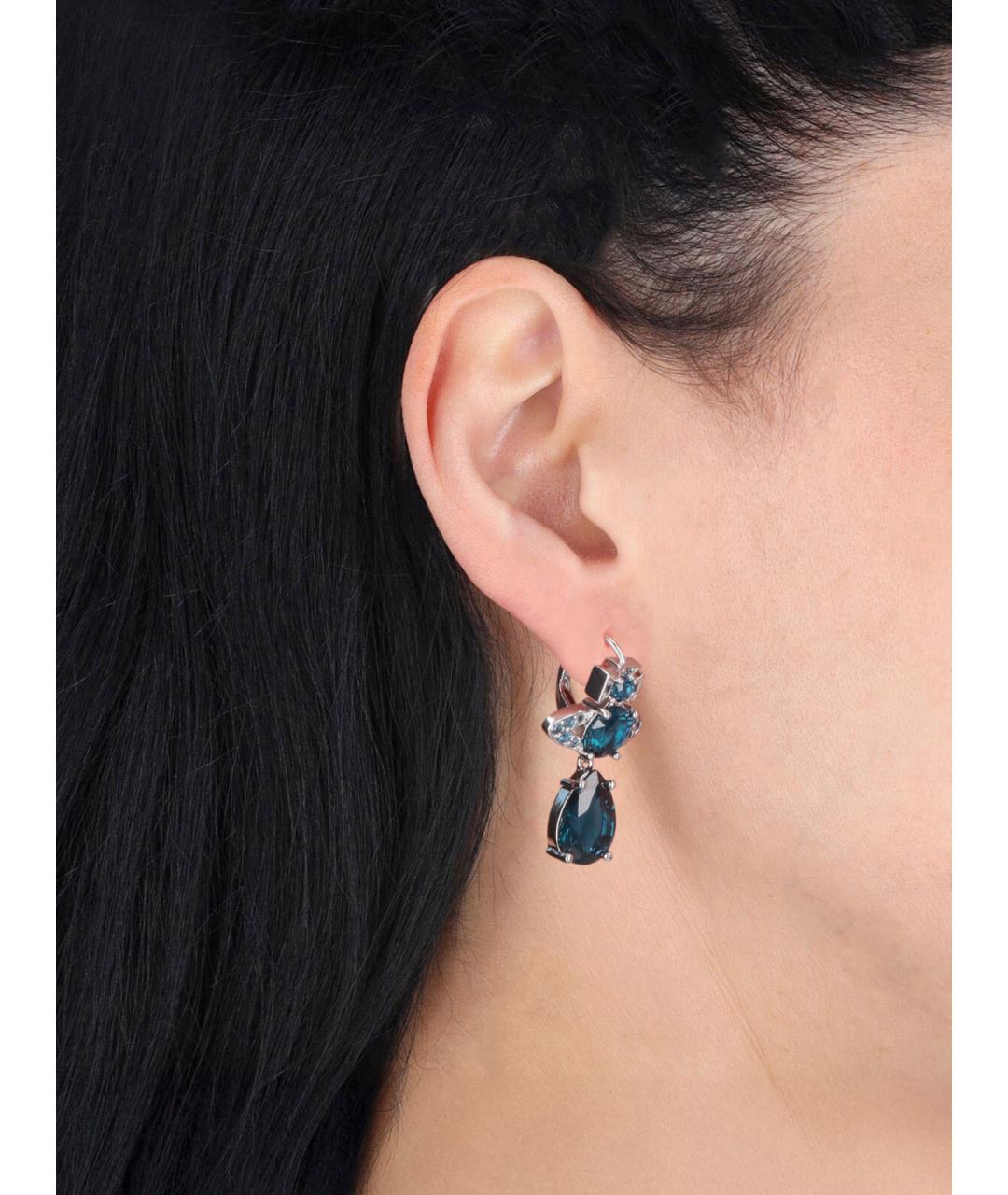 VIVIENNE WESTWOOD Серебряные металлические серьги, фото 2