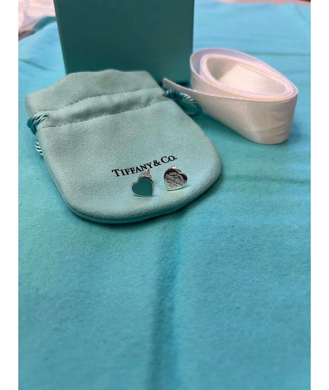 TIFFANY&CO Серебряные серебряные серьги, фото 2