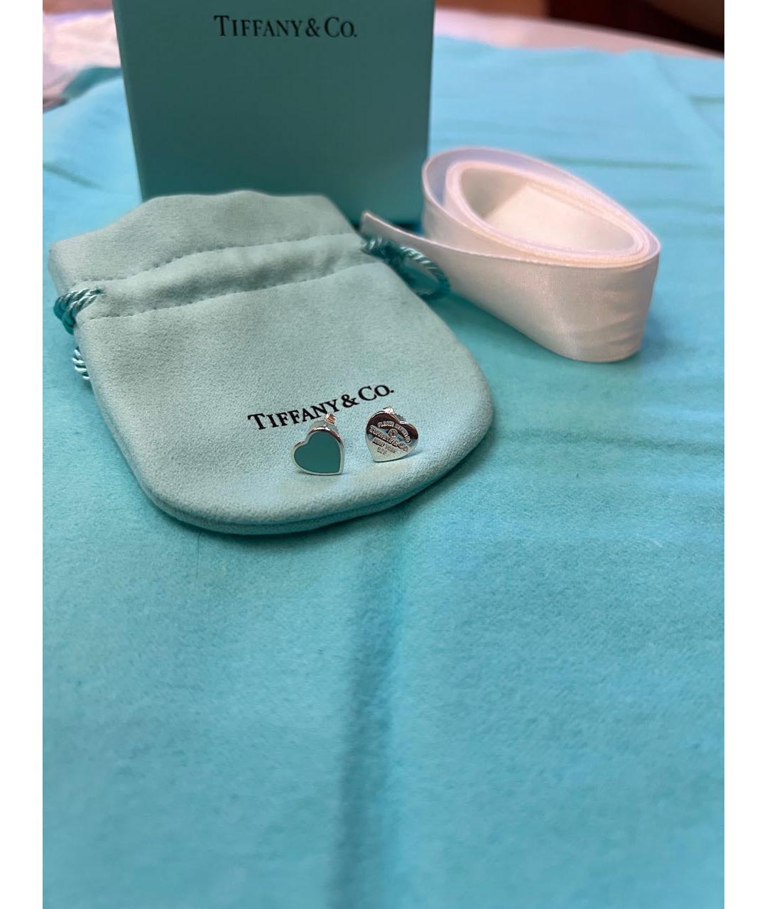 TIFFANY&CO Серебряные серебряные серьги, фото 3