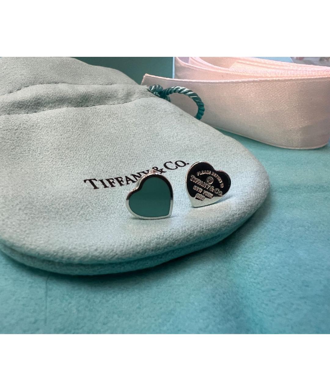 TIFFANY&CO Серебряные серебряные серьги, фото 4