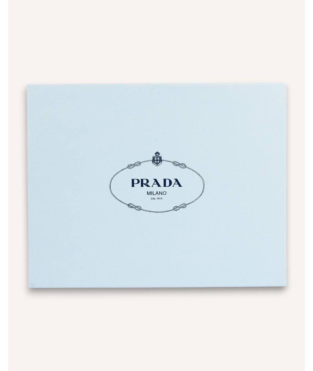 PRADA Черные текстильные босоножки, фото 8