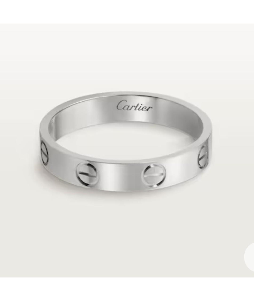 CARTIER Белое кольцо из белого золота, фото 5
